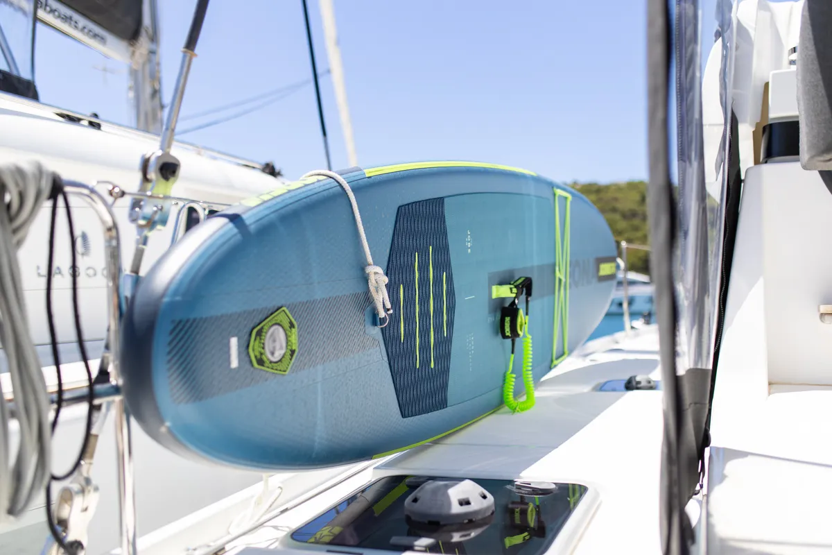 Balance V, a Lagoon 42 catamaran at Općina Rogoznica, Croatia