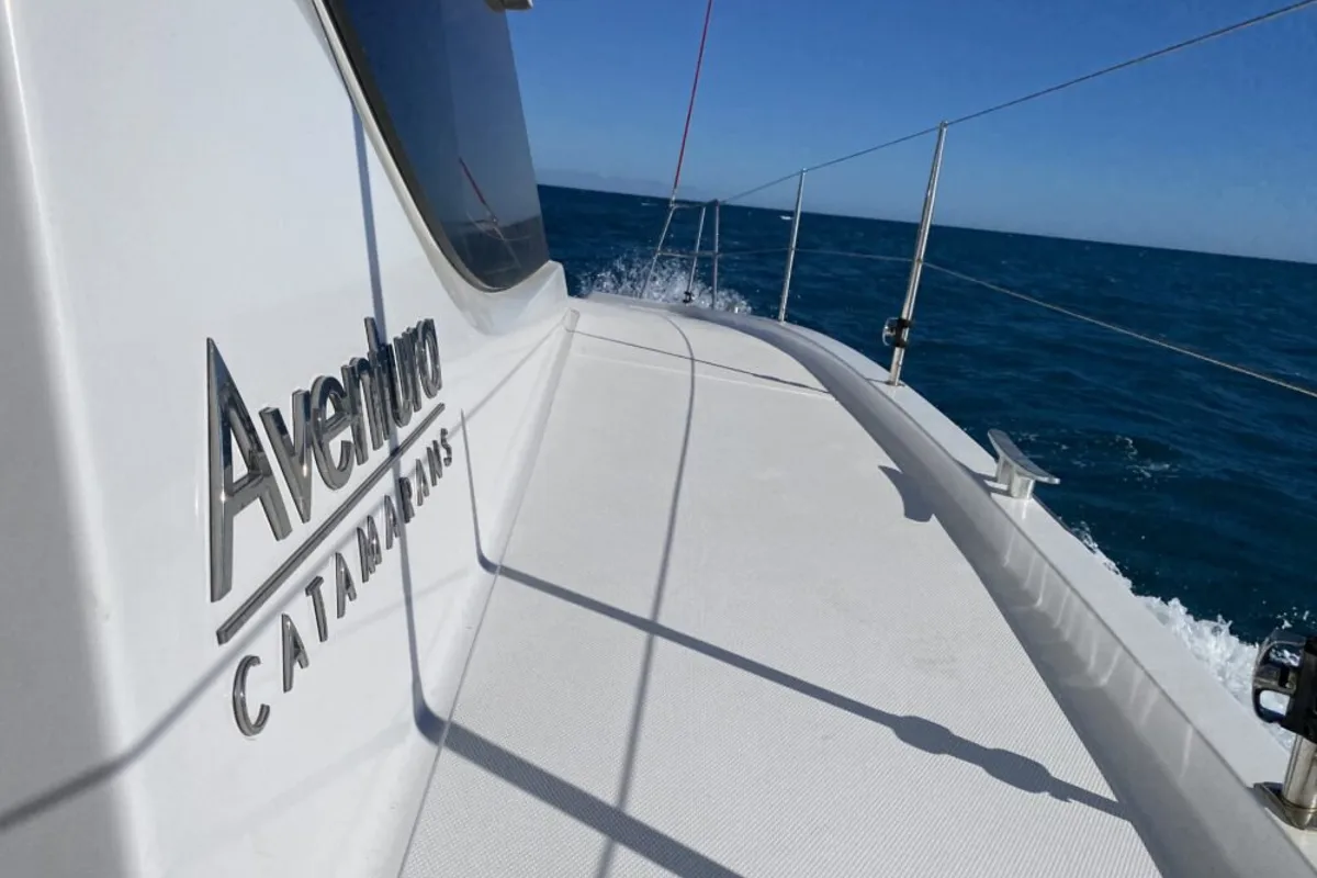Freya II, a Aventura 37 catamaran at Pirovac, Croatia