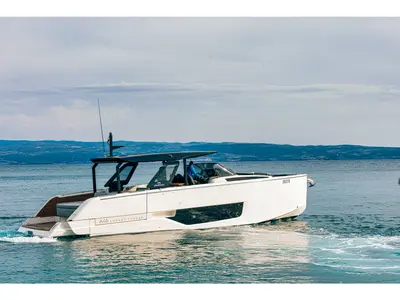Alb 3, a Cranchi A 46 motorboat at Split, Croatia