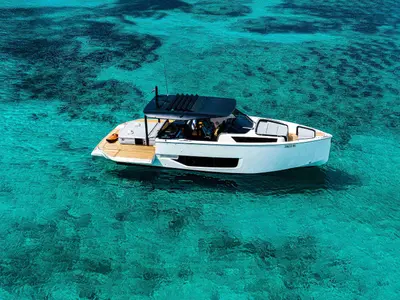 Alb 3, a Cranchi A 46 motorboat at Split, Croatia
