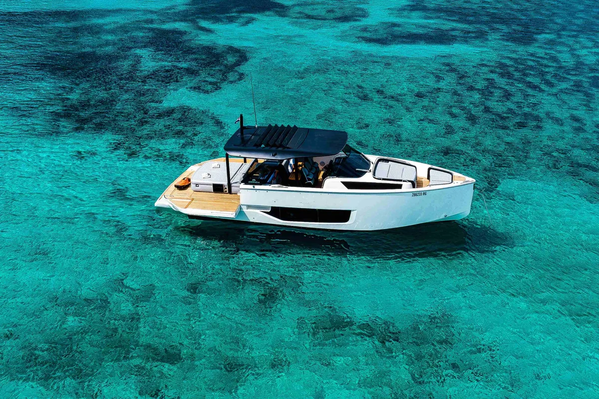 Alb 3, a Cranchi A 46 motorboat at Split, Croatia