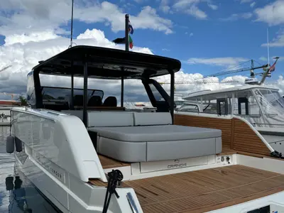 Alb 3, a Cranchi A 46 motorboat at Split, Croatia