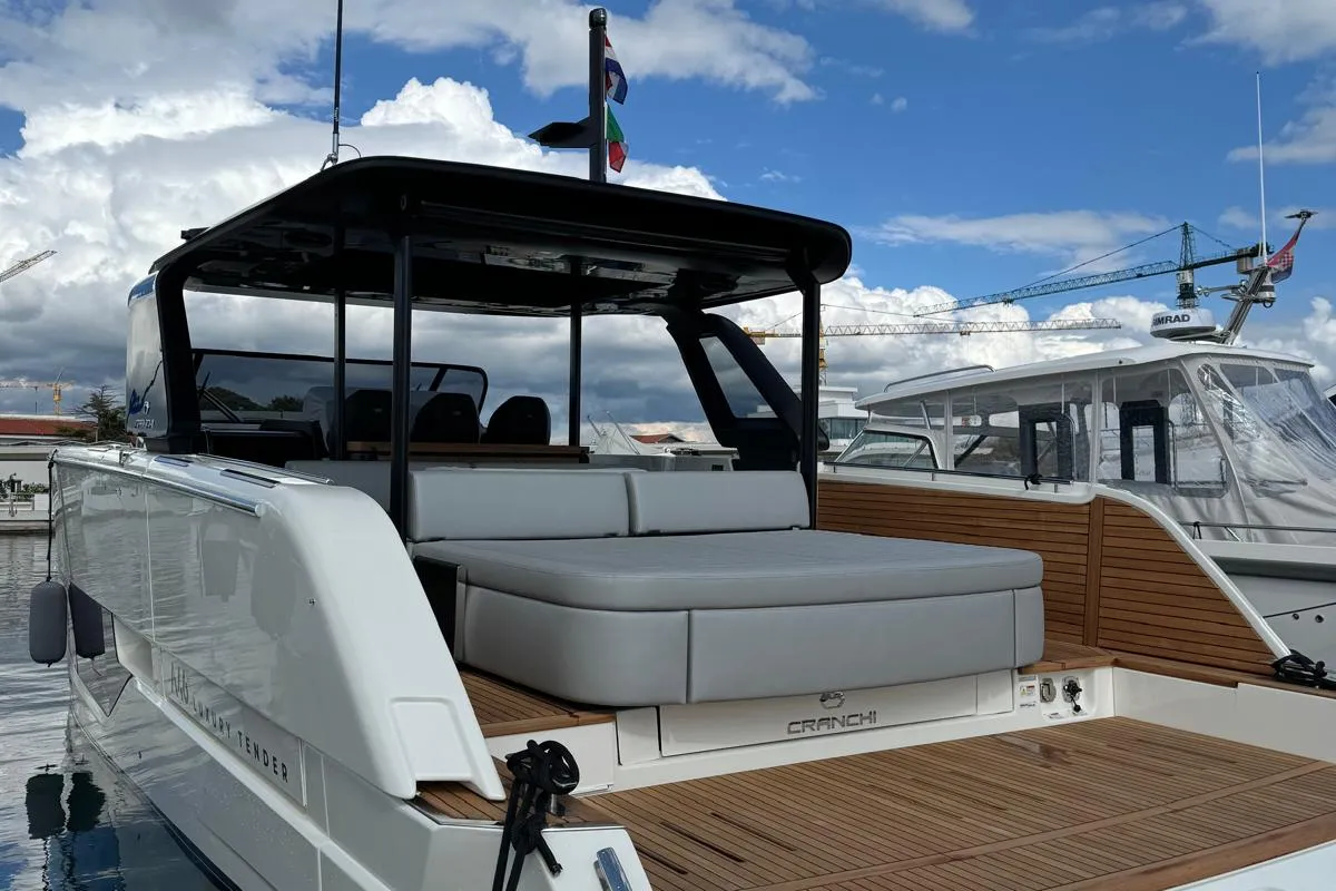 Alb 3, a Cranchi A 46 motorboat at Split, Croatia