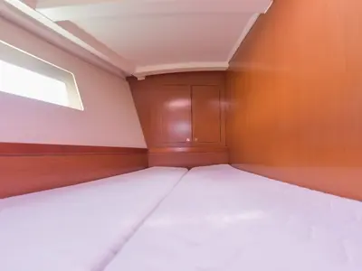 Cabin on Zeppelin, a Beneteau Oceanis 45 sailboat at Municipal Unit of Palairos, Greece