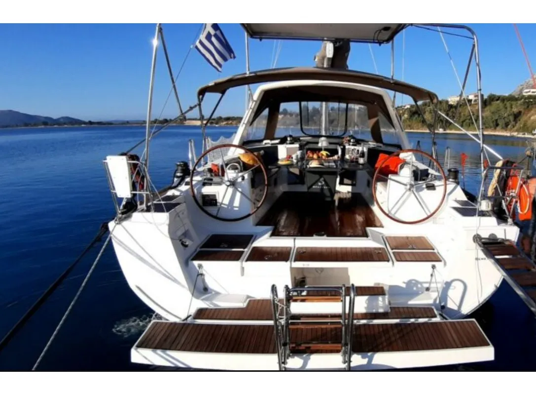 Zeppelin, a Beneteau Oceanis 45 sailboat at Municipal Unit of Palairos, Greece