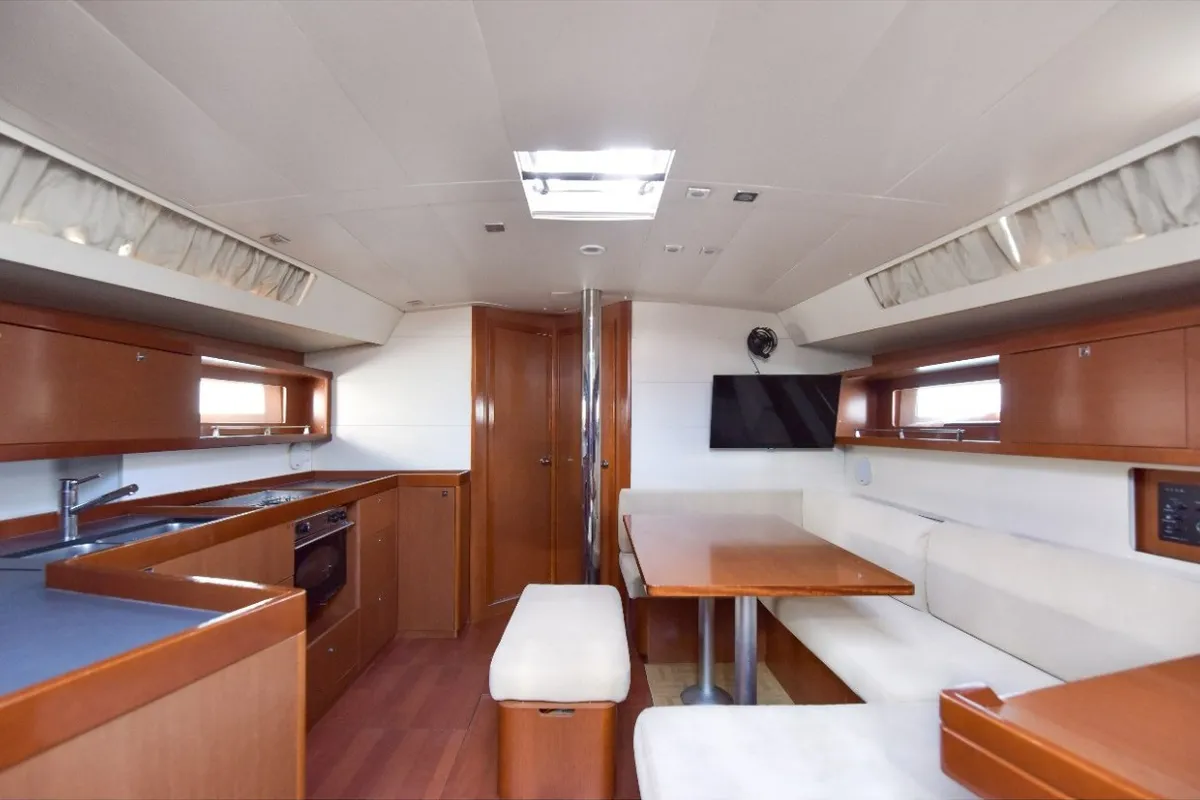 Zeppelin, a Beneteau Oceanis 45 sailboat at Municipal Unit of Palairos, Greece