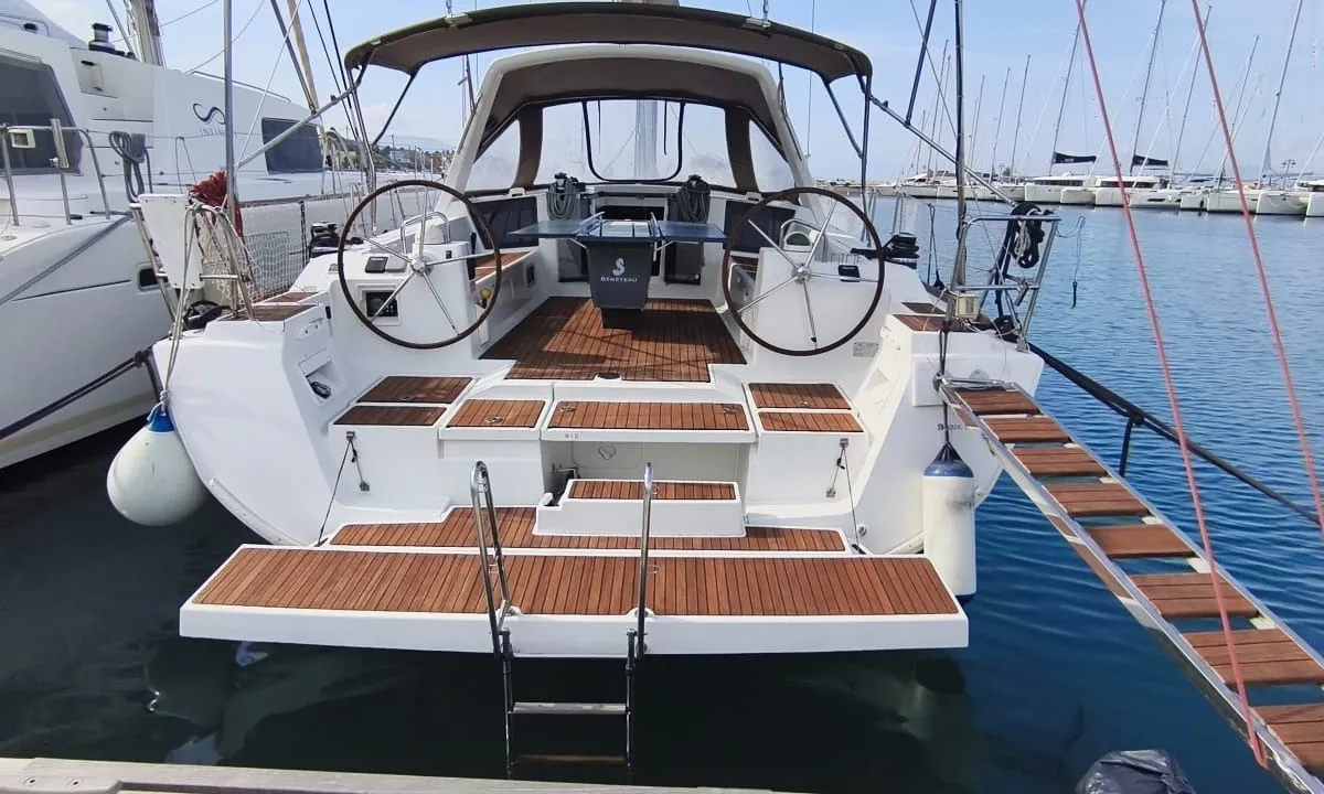 Zeppelin, a Beneteau Oceanis 45 sailboat at Municipal Unit of Palairos, Greece