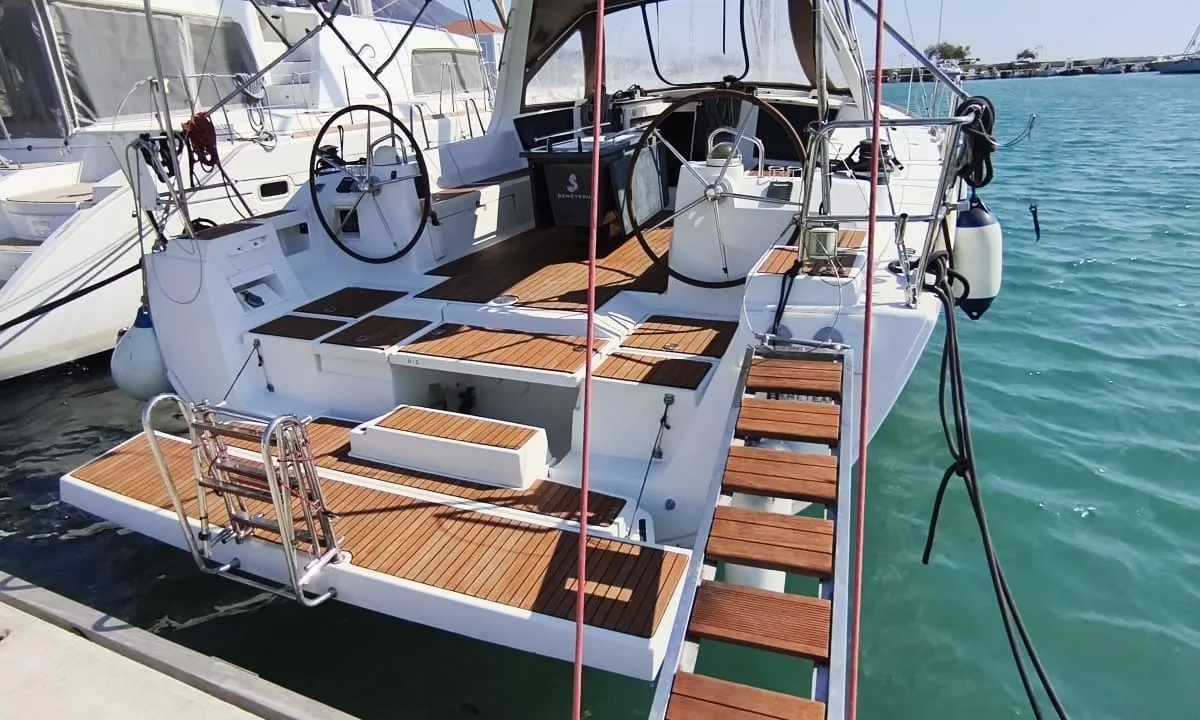 Zeppelin, a Beneteau Oceanis 45 sailboat at Municipal Unit of Palairos, Greece
