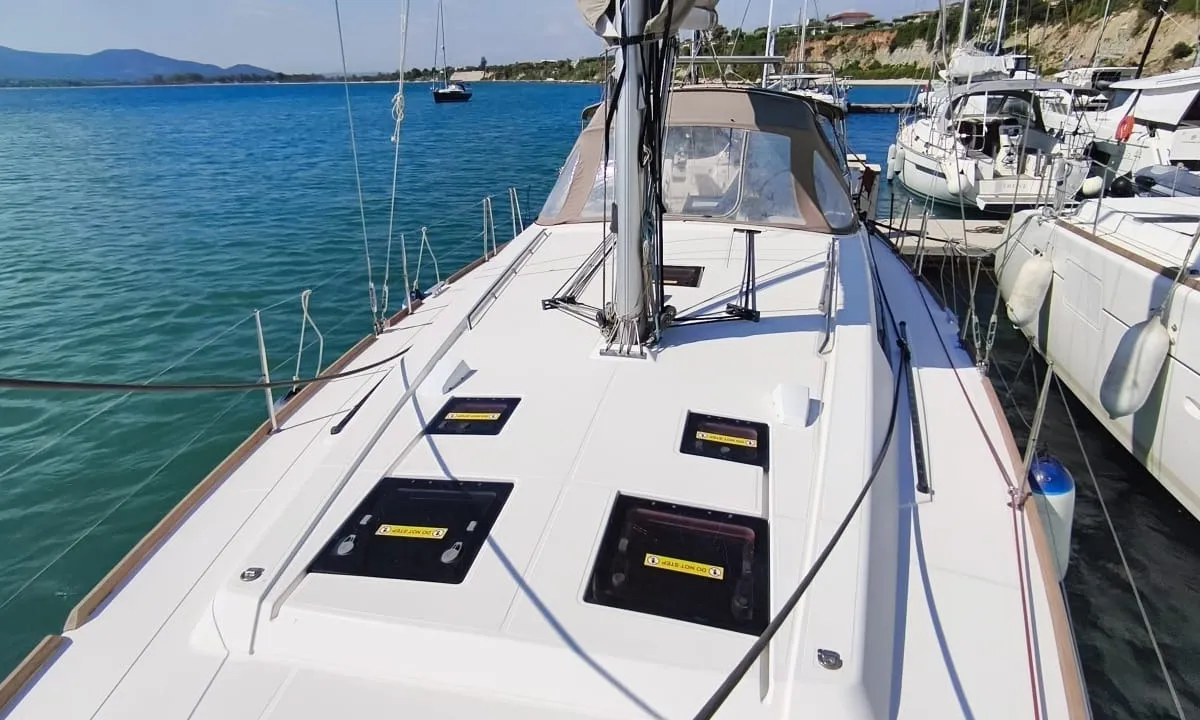 Zeppelin, a Beneteau Oceanis 45 sailboat at Municipal Unit of Palairos, Greece