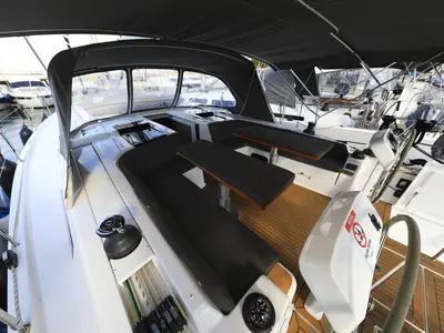 Poseidon, a Hanse 508 sailboat at Pirovac, Croatia