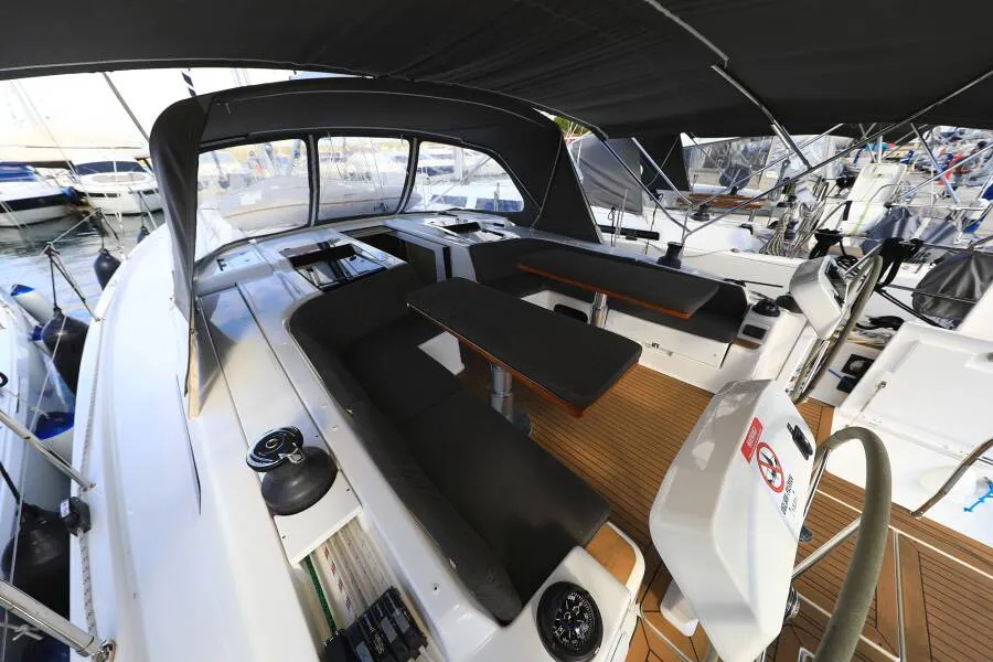 Poseidon, a Hanse 508 sailboat at Pirovac, Croatia