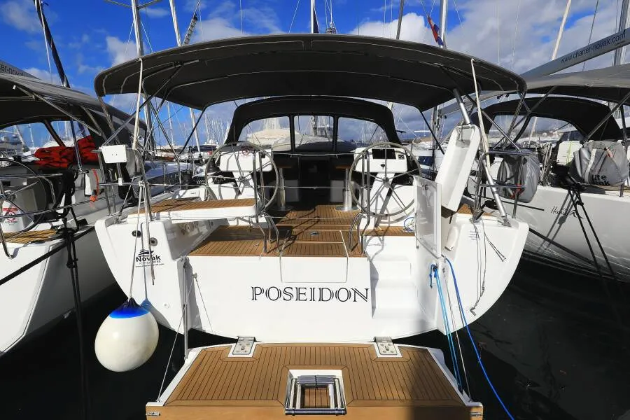 Poseidon, a Hanse 508 sailboat at Pirovac, Croatia