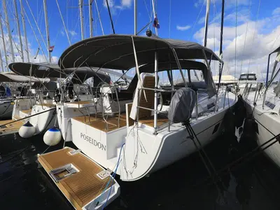 Poseidon, a Hanse 508 sailboat at Pirovac, Croatia