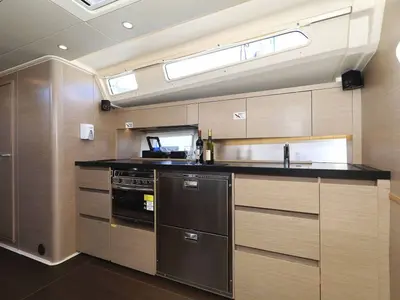Galley of Poseidon, a Hanse 508 sailboat at Pirovac, Croatia
