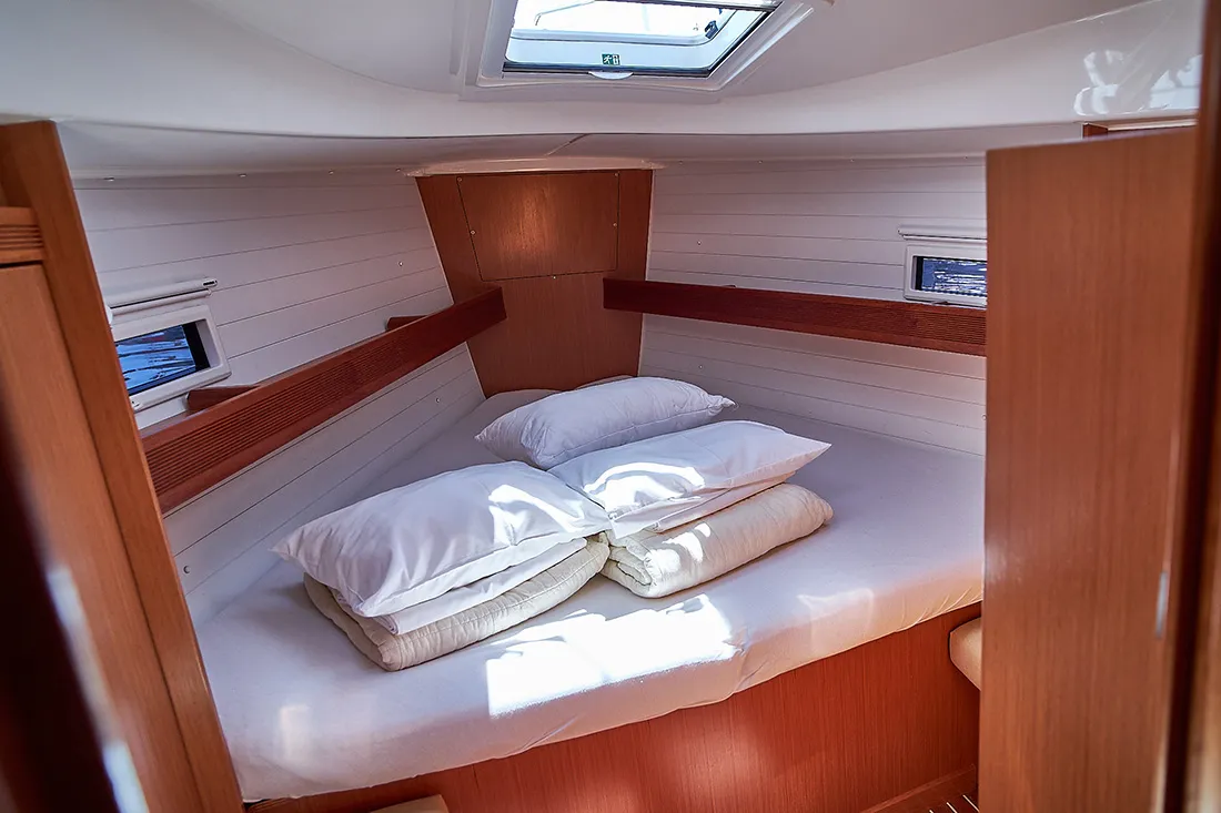 White Pearl B, a Bavaria Cruiser 36 sailboat at Grad Biograd na Moru, Croatia