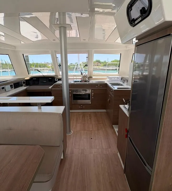 Knot A Fantasea, a Bali Catspace catamaran at Central Abaco, Bahamas