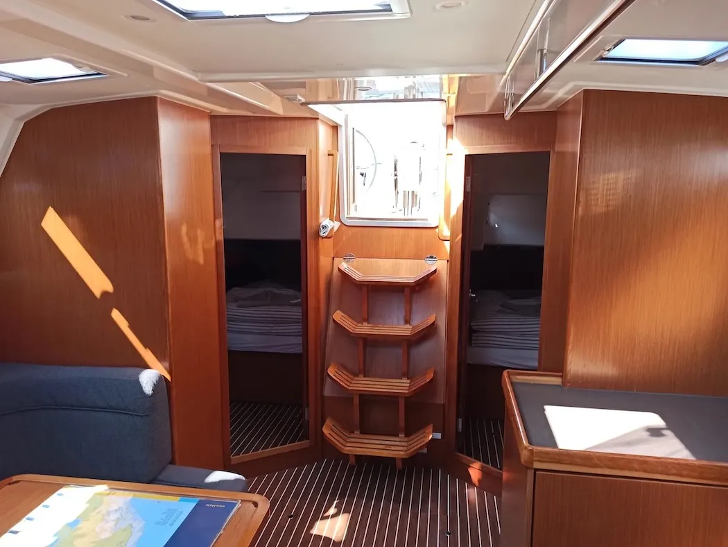 Salon of Bardolino, a Bavaria Cruiser 46 sailboat at Seget Donji, Croatia