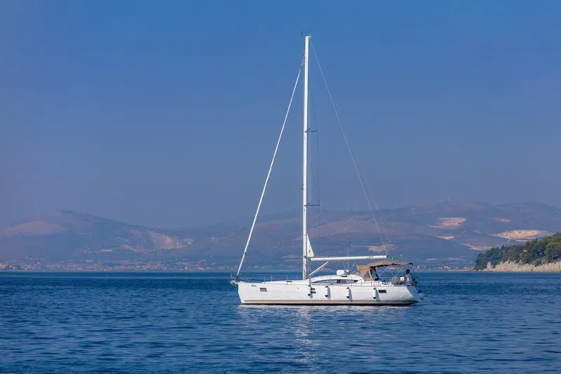 Exterior view of ANITA, a Elan Impression 45 sailboat at Split, Croatia
