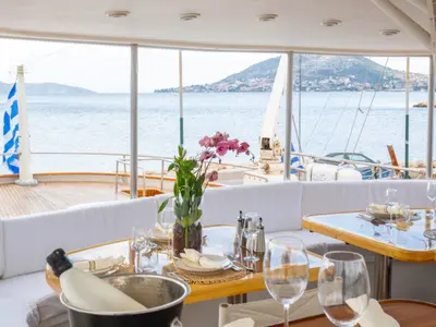 Ange, a Motoryacht motor yacht at Salamina Municipal Unit, Greece