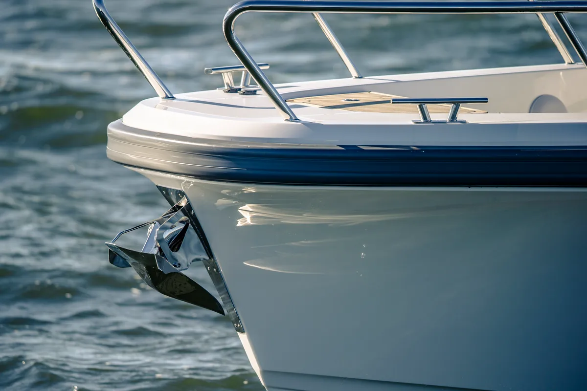 Ruddy, a Nimbus Tender T11 motorboat at Pirovac, Croatia