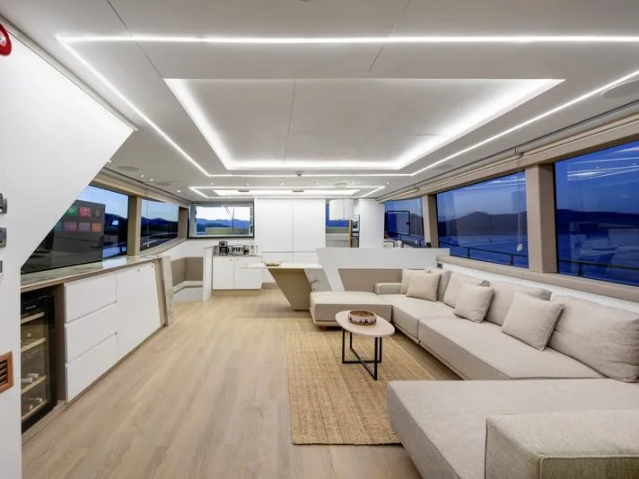 Salon of TanWay, a Gulet Motoryacht motor yacht at Marmaris, Turkey