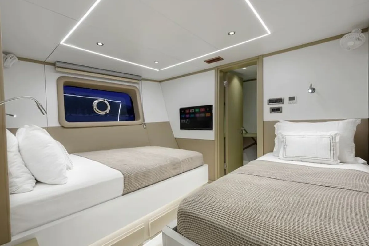 Cabin on TanWay, a Gulet Motoryacht motor yacht at Marmaris, Turkey