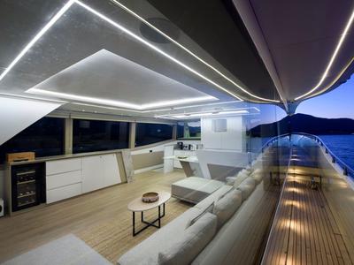 Salon of TanWay, a Gulet Motoryacht motor yacht at Marmaris, Turkey