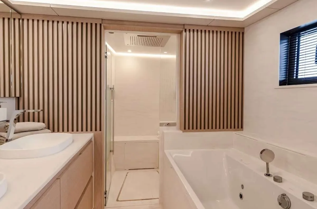 Sol Madinina, a Fountaine Pajot Thira 80 catamaran at Athens, Marina Delta Kallithea, Greece