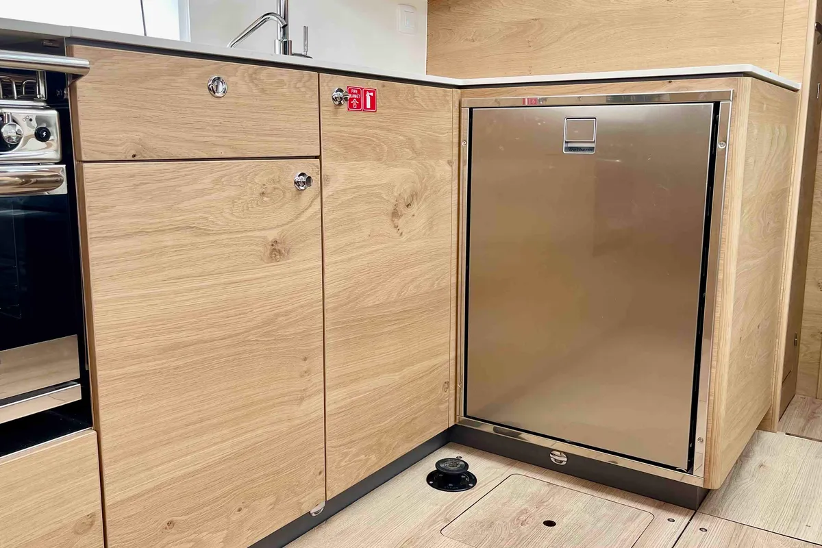 Galley of Aurora, a Elan Impression 45 sailboat at Pirovac, Croatia