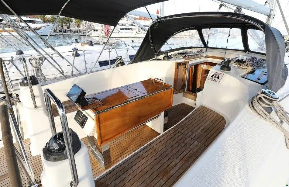 Star Philip, a Bavaria Cruiser 40 sailboat at Punat, Croatia