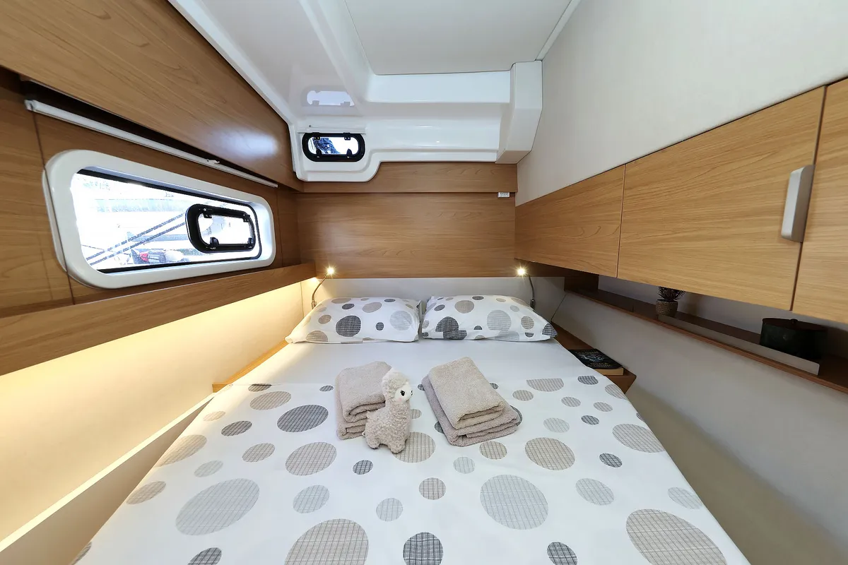 Warm Breeze, a Bali Catspace OW catamaran at Grad Šibenik, Croatia