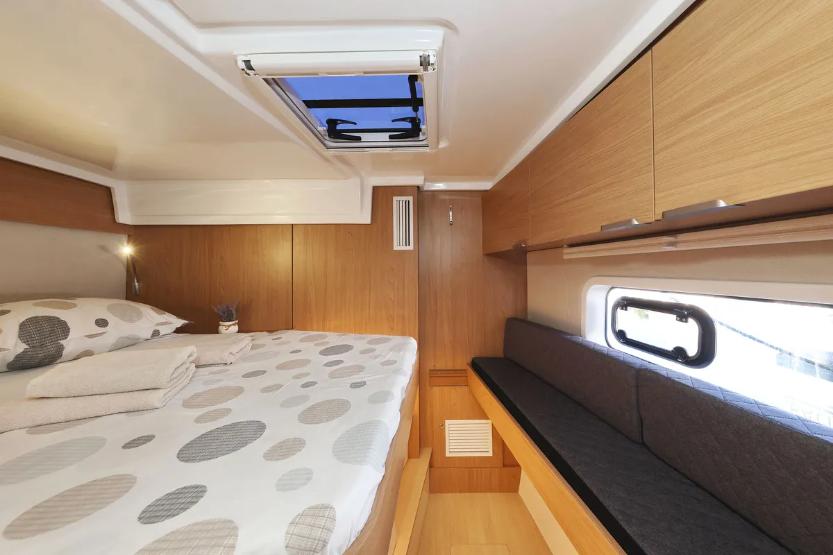 Warm Breeze, a Bali Catspace OW catamaran at Grad Šibenik, Croatia