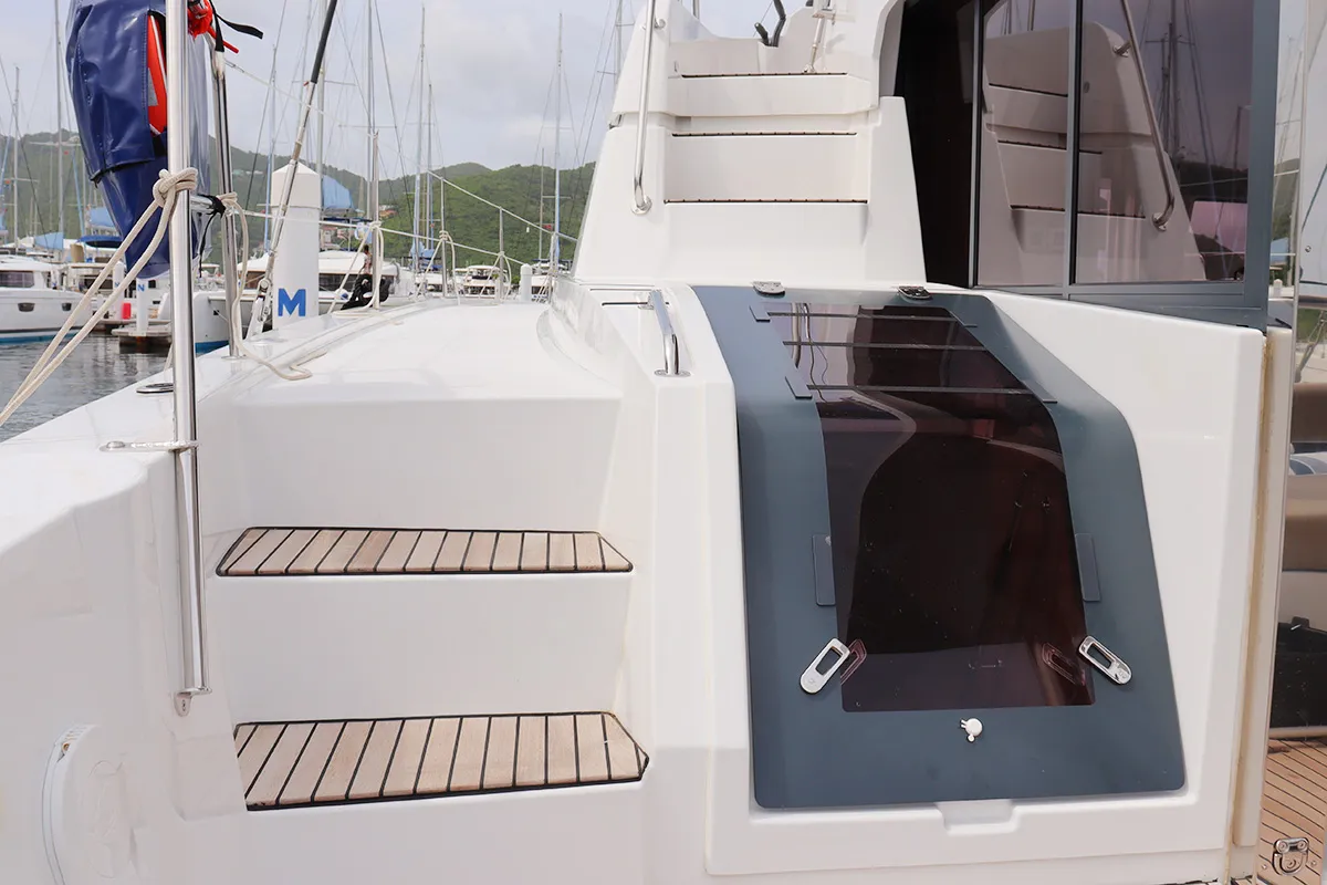 On A Whim, a Bali 4.8 catamaran at Road Town, British Virgin Islands
