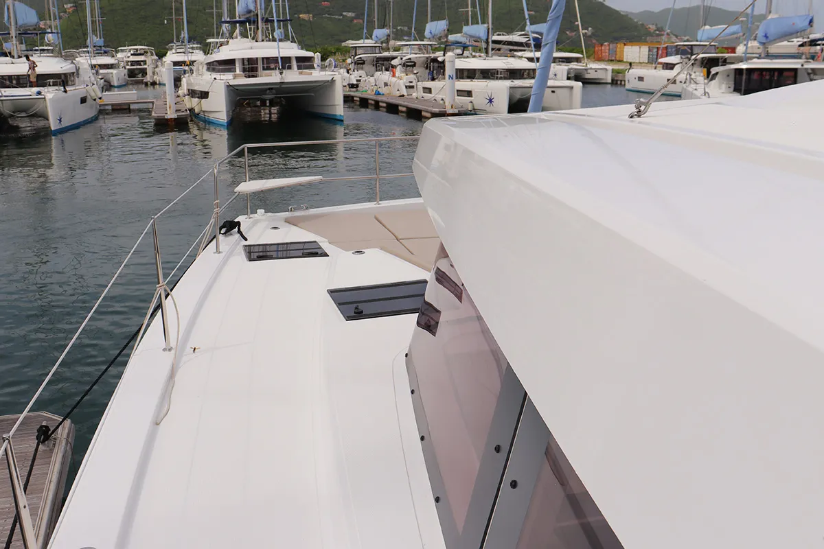 On A Whim, a Bali 4.8 catamaran at Road Town, British Virgin Islands