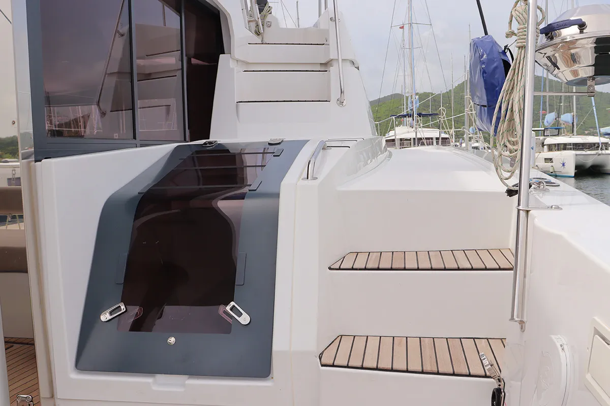 On A Whim, a Bali 4.8 catamaran at Road Town, British Virgin Islands