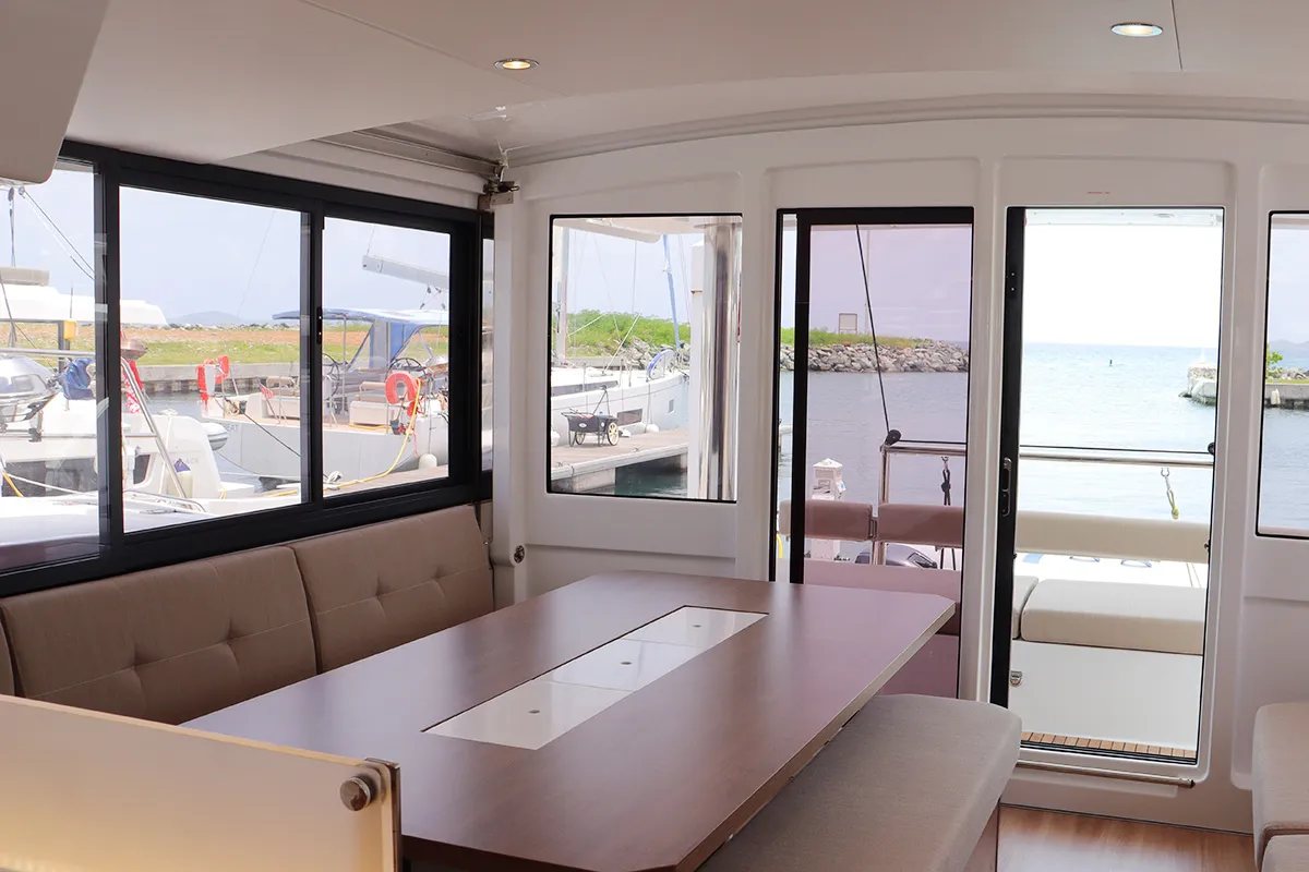 On A Whim, a Bali 4.8 catamaran at Road Town, British Virgin Islands