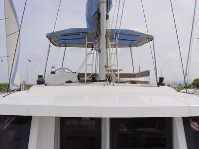 On A Whim, a Bali 4.8 catamaran at Road Town, British Virgin Islands