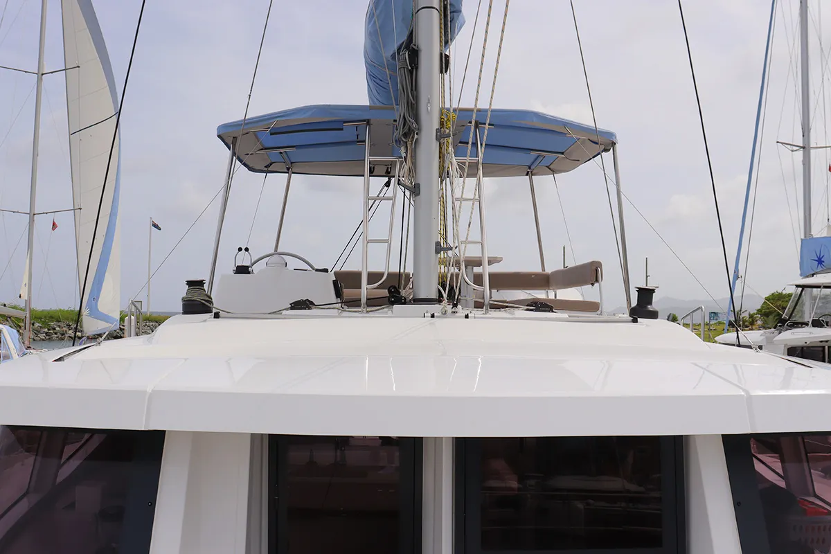 On A Whim, a Bali 4.8 catamaran at Road Town, British Virgin Islands
