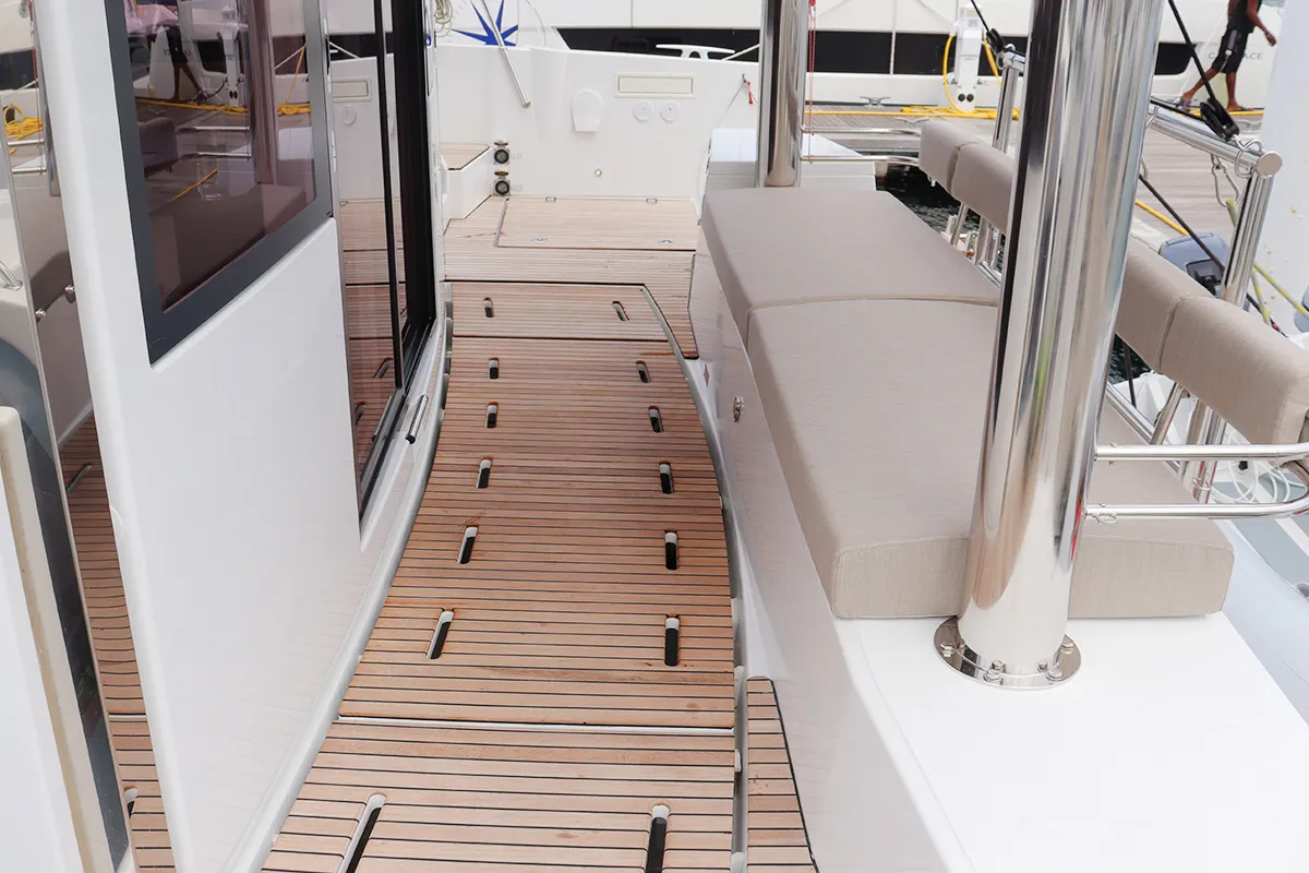 On A Whim, a Bali 4.8 catamaran at Road Town, British Virgin Islands