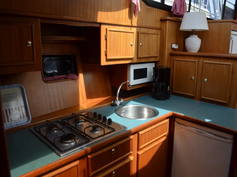 Galley of Silver Lady, a Gulet De Drait Vri-Jon Contessa 1370 motorboat at Drachten, Netherlands