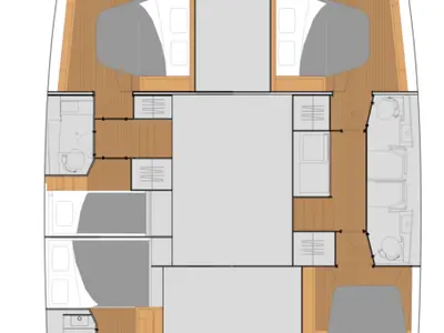 Sirius, a Fountaine Pajot Tanna 47 catamaran at Saint-Mandrier-sur-Mer, France
