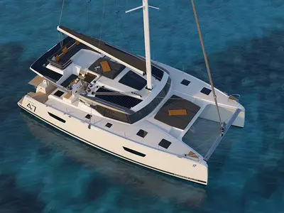 Sirius, a Fountaine Pajot Tanna 47 catamaran at Saint-Mandrier-sur-Mer, France