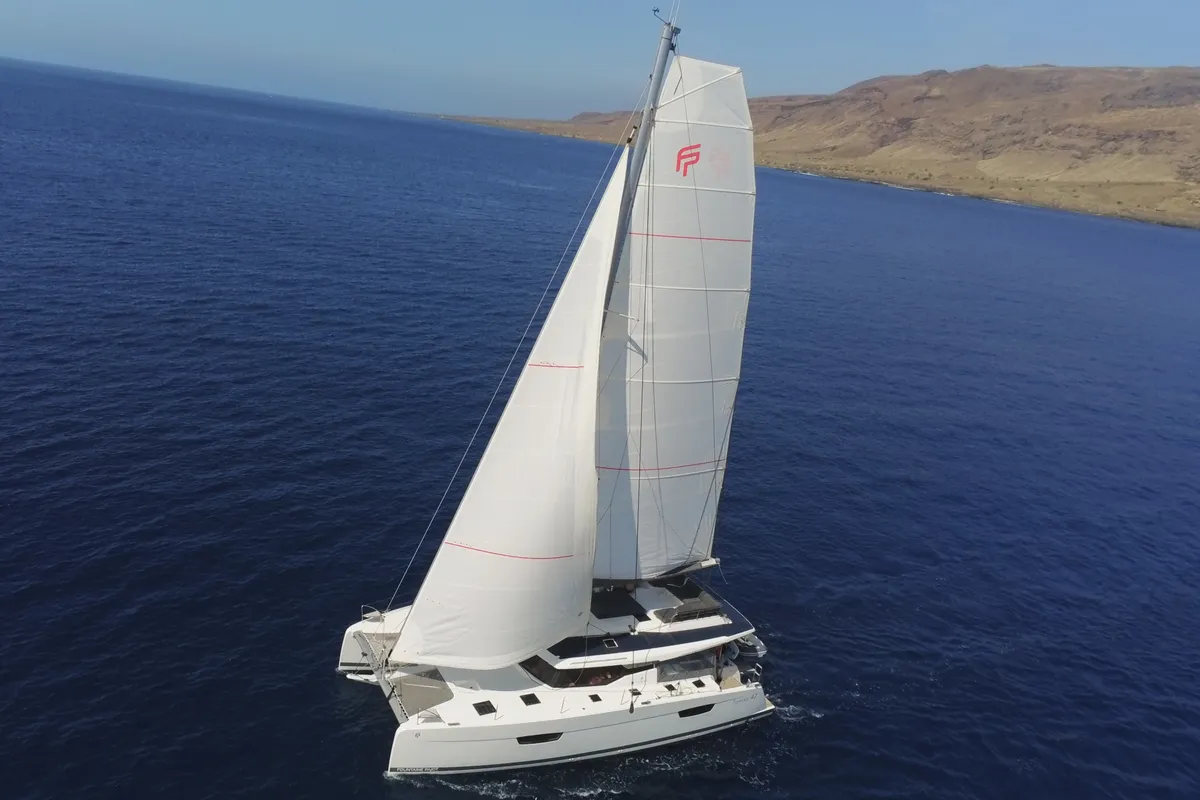 Sirius, a Fountaine Pajot Tanna 47 catamaran at Saint-Mandrier-sur-Mer, France