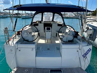 Galley of Sinatra, a Jeanneau Sun Odyssey 449 sailboat at Općina Sukošan, Croatia