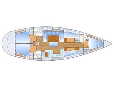 Sophia, a Bavaria 50 Cruiser sailboat at Municipal Unit of Lefkada, Greece