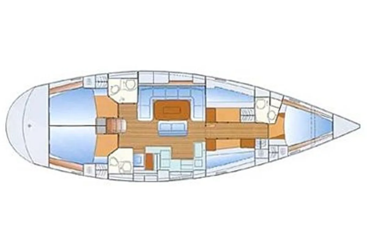 Sophia, a Bavaria 50 Cruiser sailboat at Municipal Unit of Lefkada, Greece