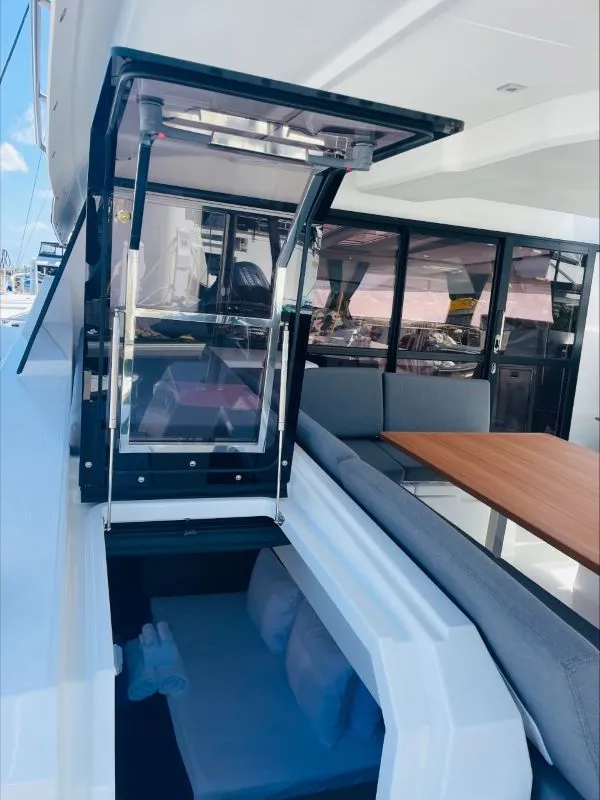 Carrie Lee, a Fountaine Pajot Aura 51 catamaran at Road Town, British Virgin Islands