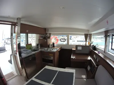 Salon of El Paso, a Lagoon 40 catamaran at Općina Rogoznica, Croatia