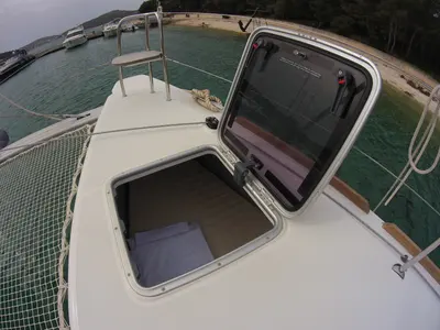Deck of El Paso, a Lagoon 40 catamaran at Općina Rogoznica, Croatia