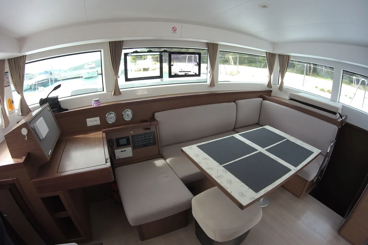 Salon of El Paso, a Lagoon 40 catamaran at Općina Rogoznica, Croatia